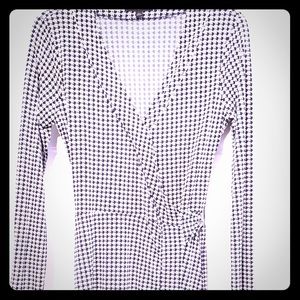 Banana Republic Elephant Wrap-Around Dress